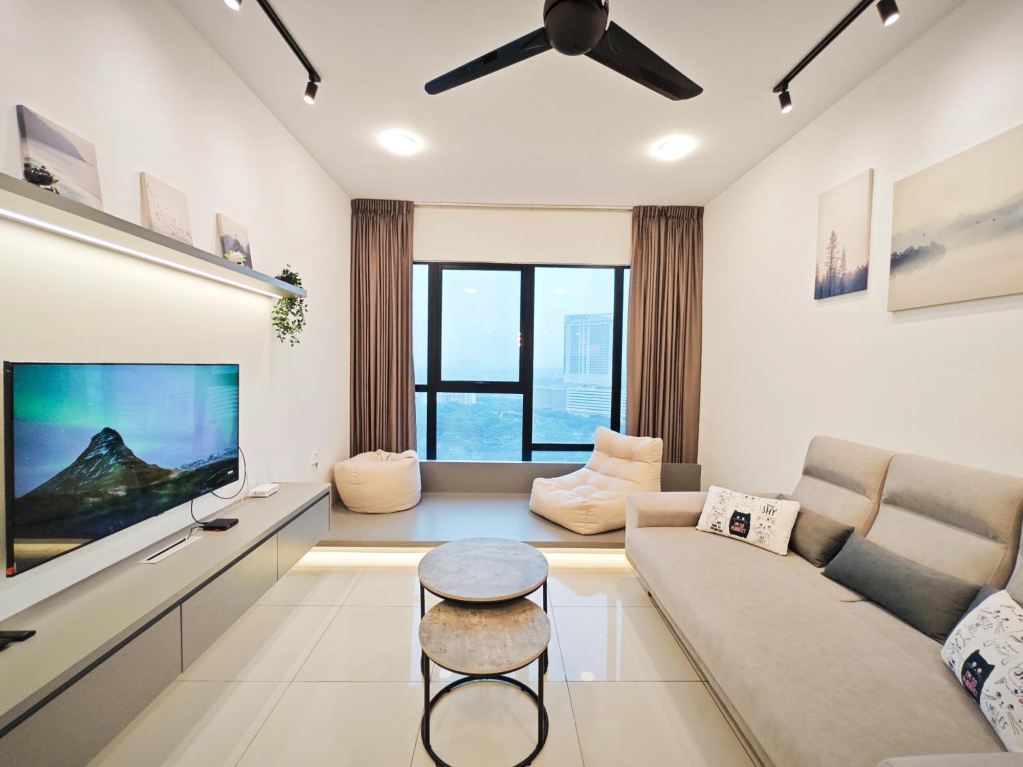 Apartemen Mid Valley Southkey Mosaic 2br With Wifi 5-8 Pax *
